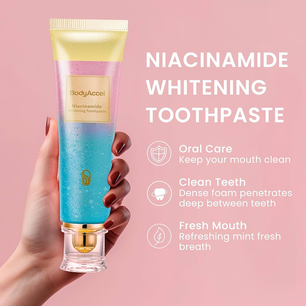 美容液 BLANKNATURE Amazon.com: Niacinamide Whitening Toothpaste – BodyAccel